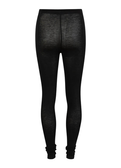 CC HEART - Leggings - Wool - Black - Lana