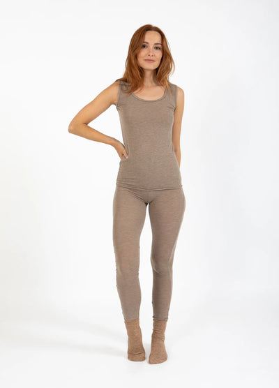CC HEART - Leggings - Uld - Hazel Melange - Lana