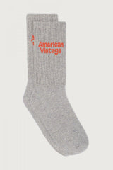 American Vintage - Sokker - Grey Melange - Clypsun