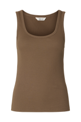 Selected Femme - Tanktop - Chocolate Chip - Slwanna
