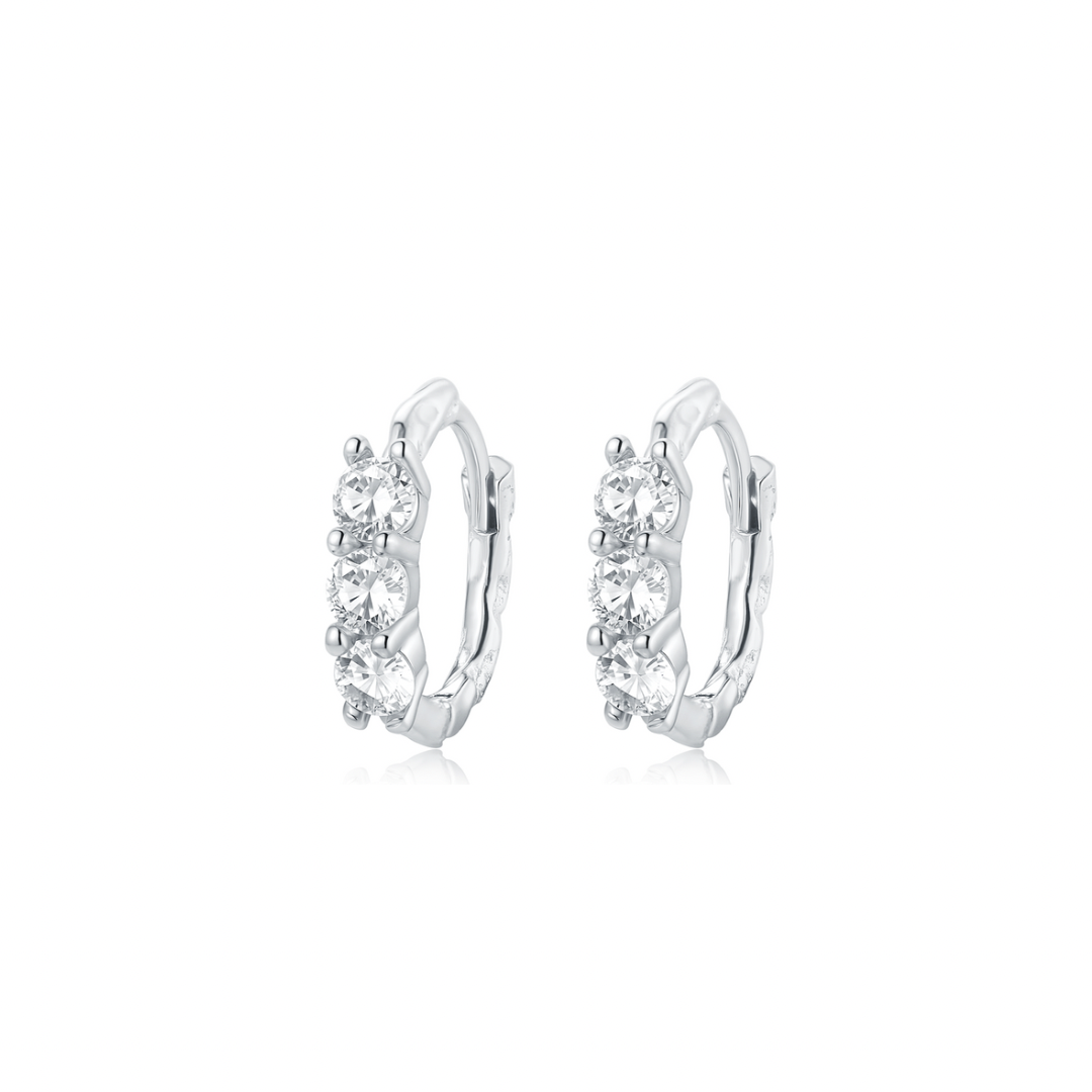 Andcopenhagen - Earrings hoops - 925 sterling silver - Melina