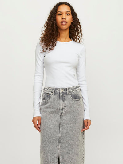 JJXX - Rib long sleeve t-shirt - Black - Freya