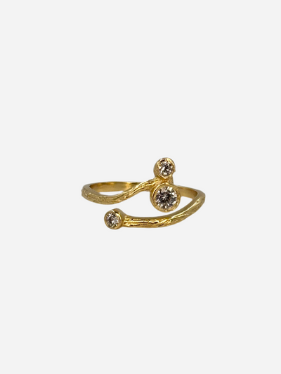 Andcopenhagen - Ring - beth - 18 carat gold plated -