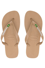 HAVAIANAS - Brasil Logo Beige - Flip flops sss