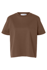 Selected Women - T-shirt - Chocolate chip - Essential