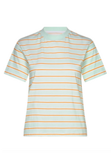 2NDDAY - T-shirt - Stribet Soothing sea - Marissas