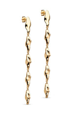 Enamel - øreringe - Gold - India