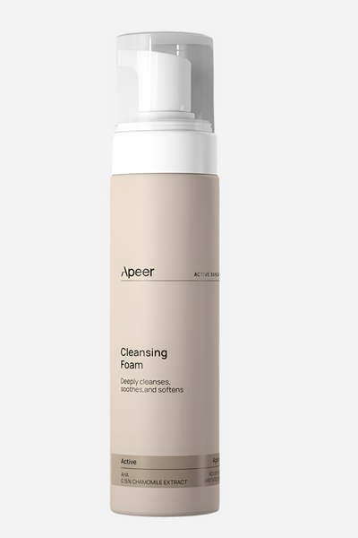 APEER - Cleansing foam - 200 ml - For uneven and irritated skin sss