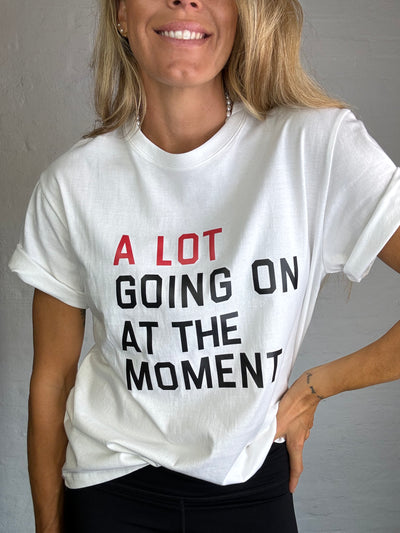 Statement t-shirt - Hvid - A lot - Sassy Copenhagen