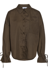 Noisy May - Skjorte - Chocolate Brown - Fjola