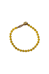 IBU Jewels - Armbånd - Yellow Jaden - Bo Round