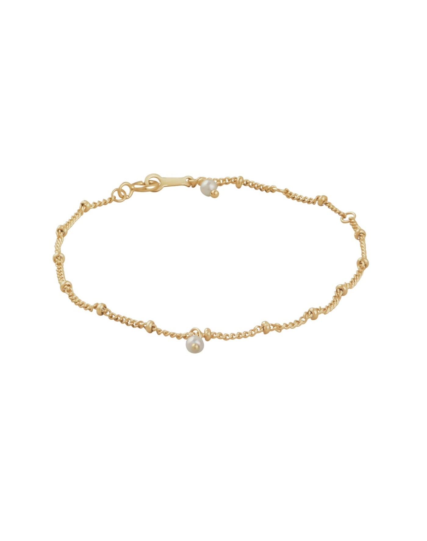 Andcopenhagen - Armbånd - 18 karat guldbelagt 925 sterlingsølv - Simple Pearl
