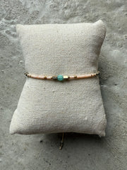 Andcopenhagen - Perlearmbånd - Pink blush/Gold - Holly