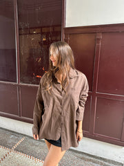 Sassy Copenhagen - Skjorte - Oversize Brun - Nomi