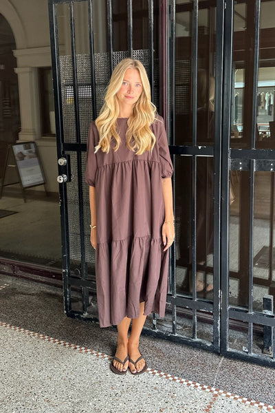 Sassy Copenhagen - Marie dress with t-shirt sleeves - Black sss