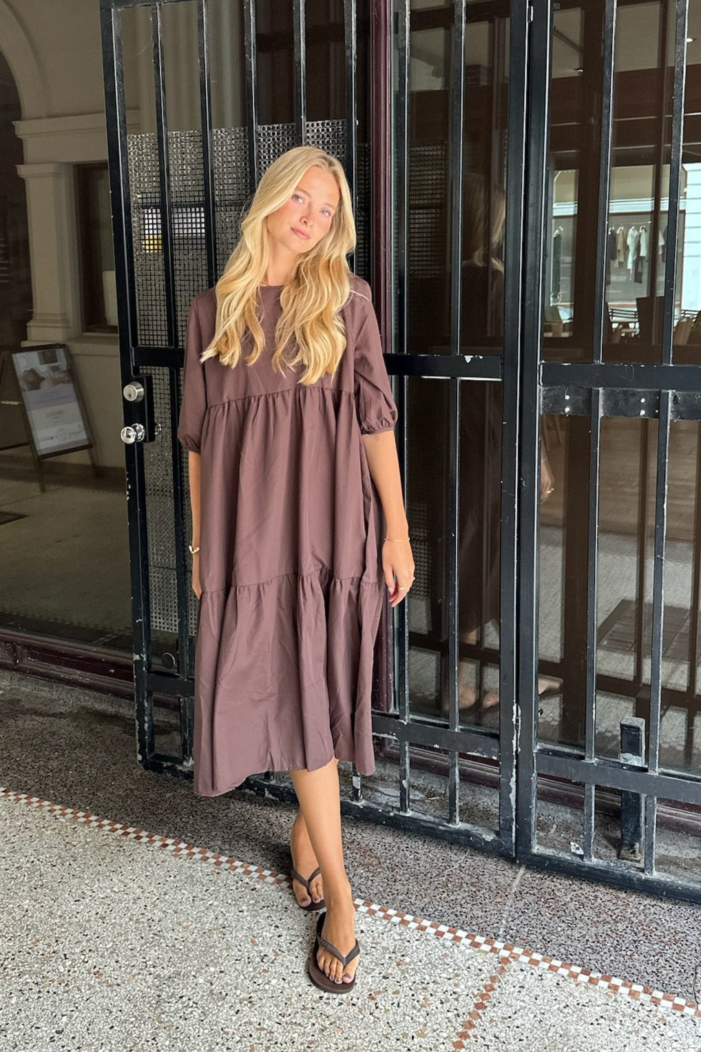 Sassy Copenhagen - Marie dress with t-shirt sleeves - Black sss