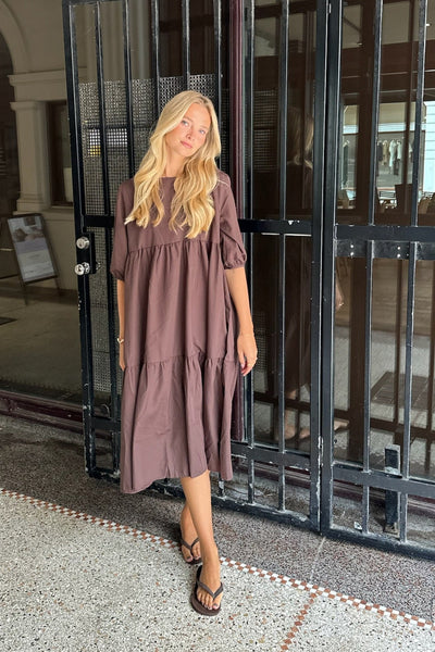 Sassy Copenhagen - Marie dress with t-shirt sleeves - Black sss