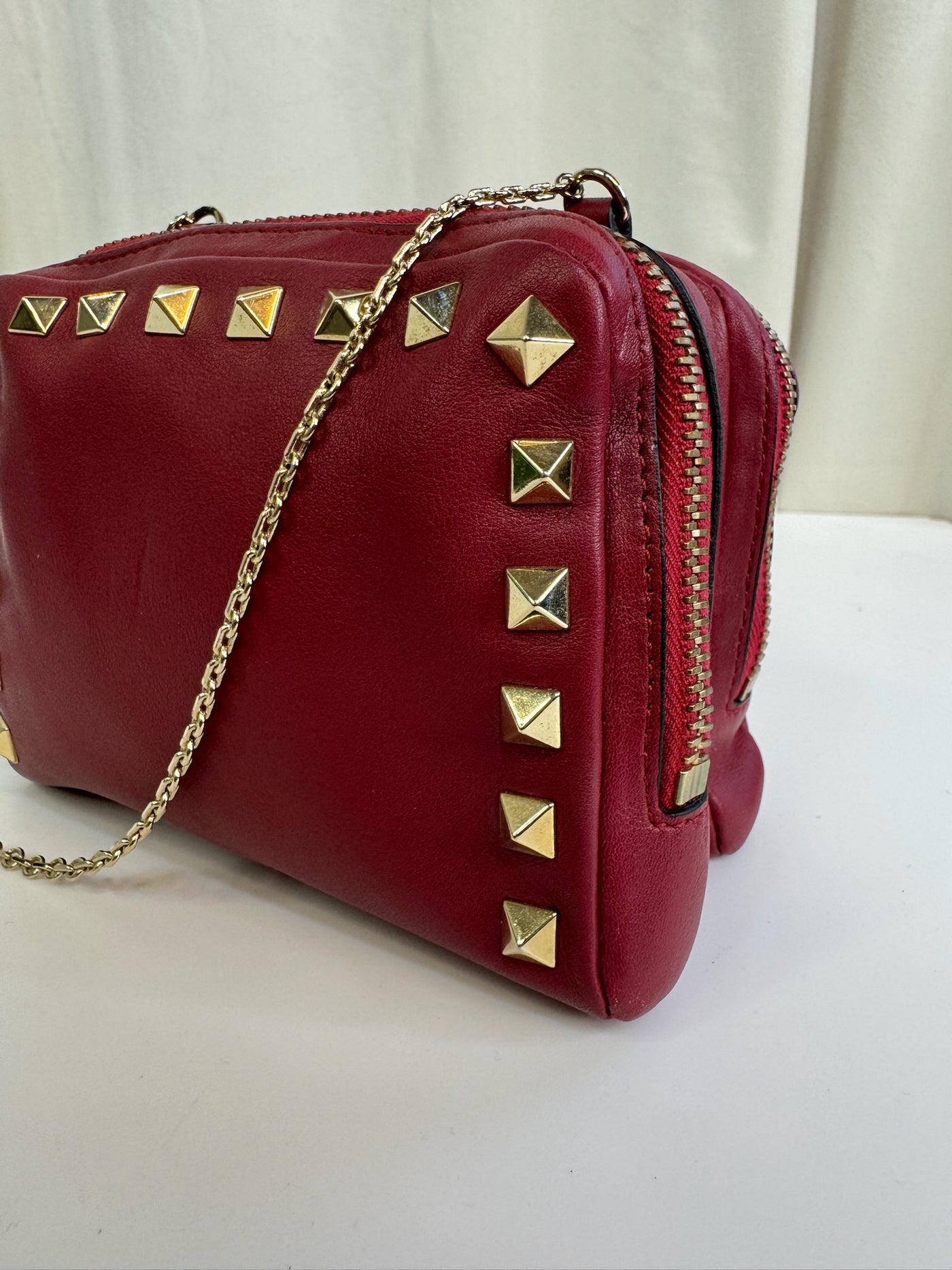 Louis Vuitton - Damier sac plat shopper bag with red front - Secondhand