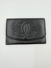 Chanel CC Timeless Wallet - pung - sort caviar læder pung - secondhand