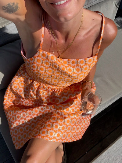 Female - Dress - Orange - Mimi