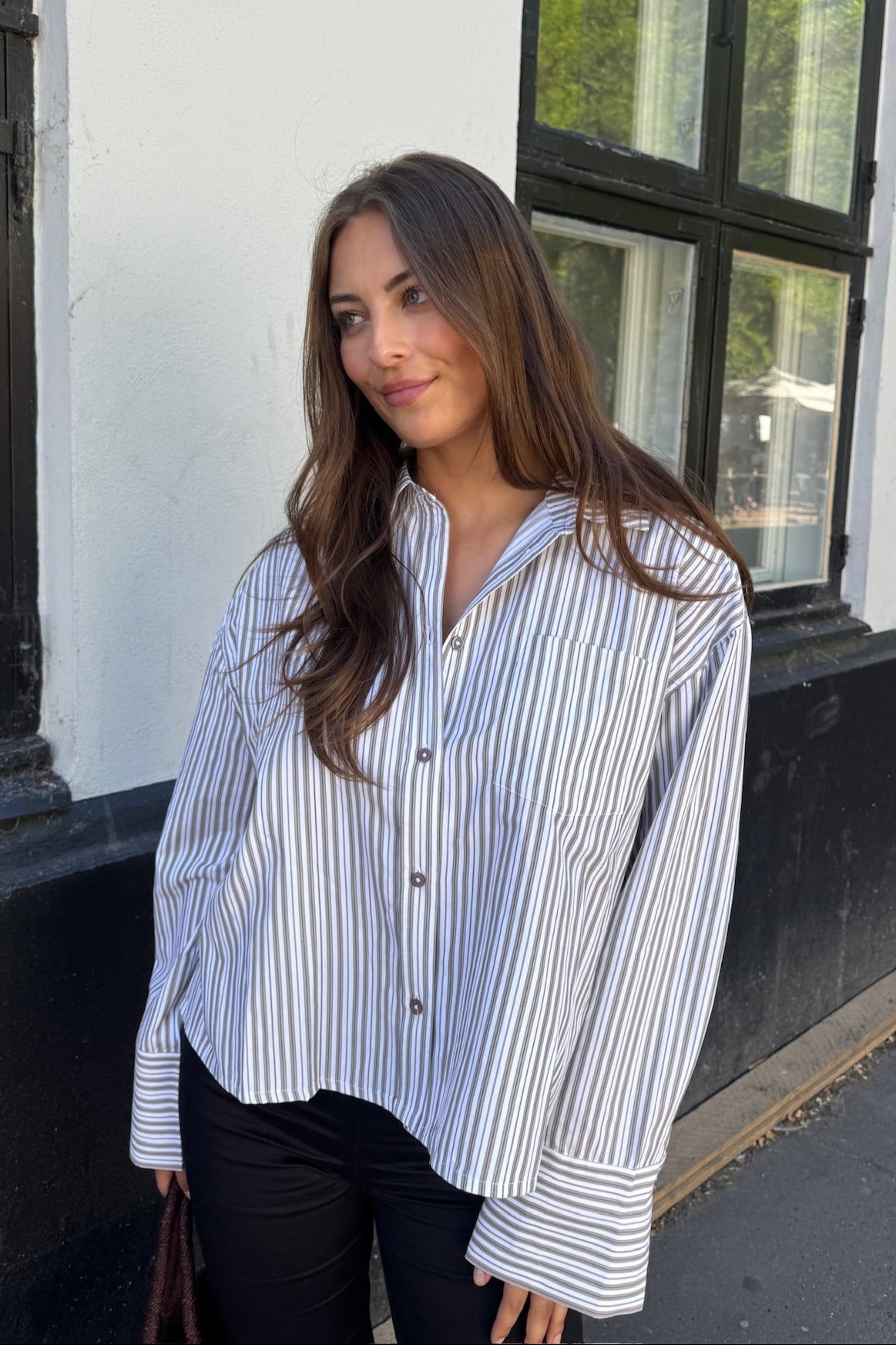2NDDAY - Skjorte - Walnut Stripe - Clarin