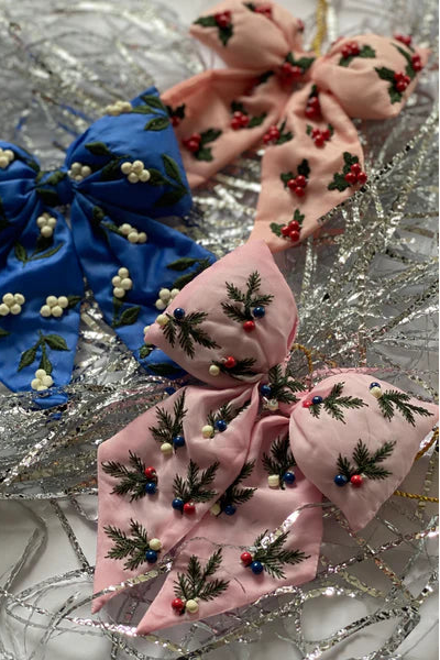 Nynne Rosenvinge - Julepynt - Puffy Christmas Bow Twinkle Tree