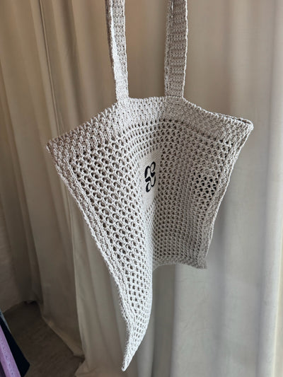 My Essential Wardrobe - Taske Net - Beige Melange - Crochet