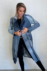 Cofur - Denim trenchcoat - Multi denim - No.5