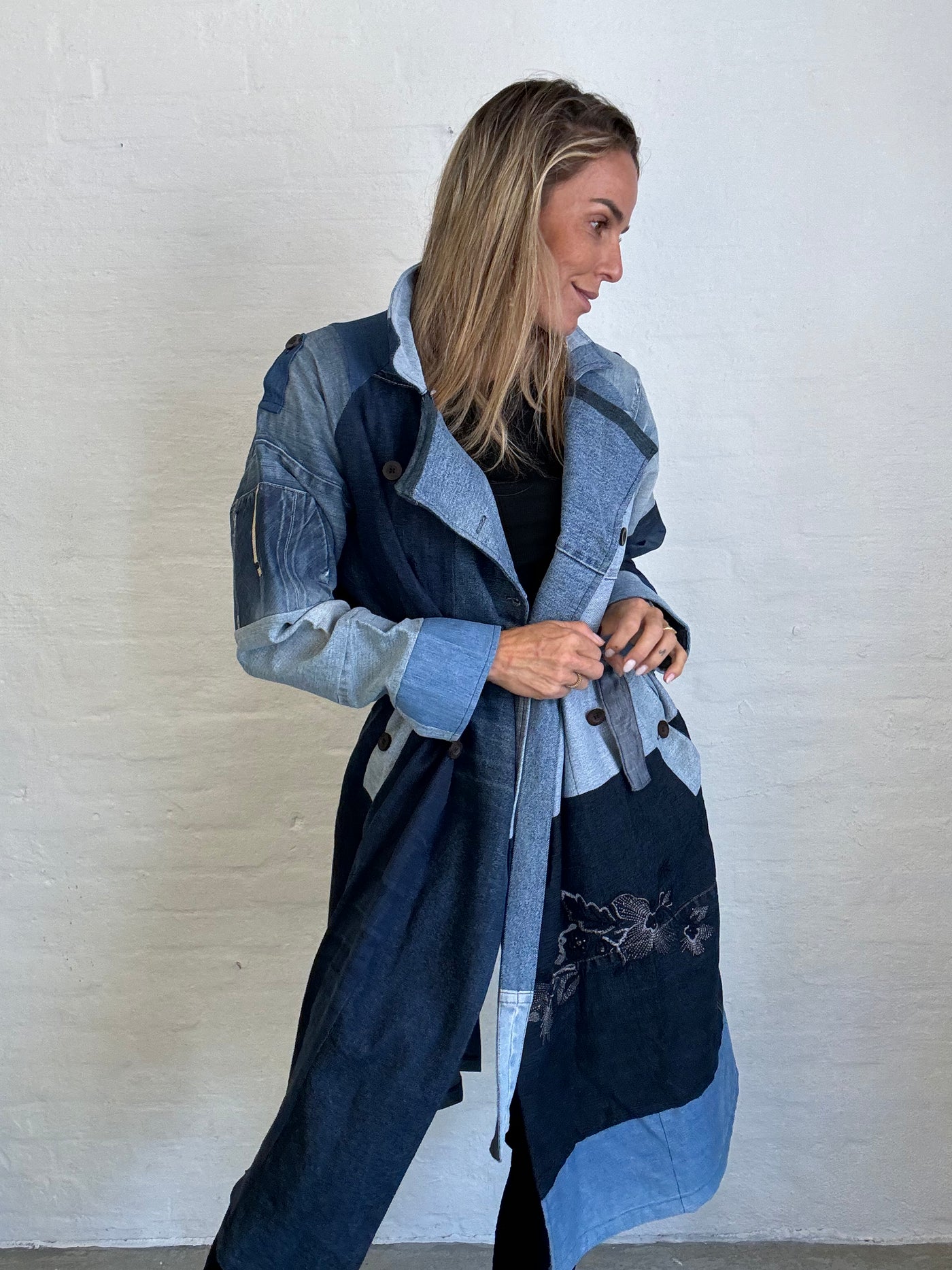 Cofur - Denim trenchcoat - Multi denim - No.6