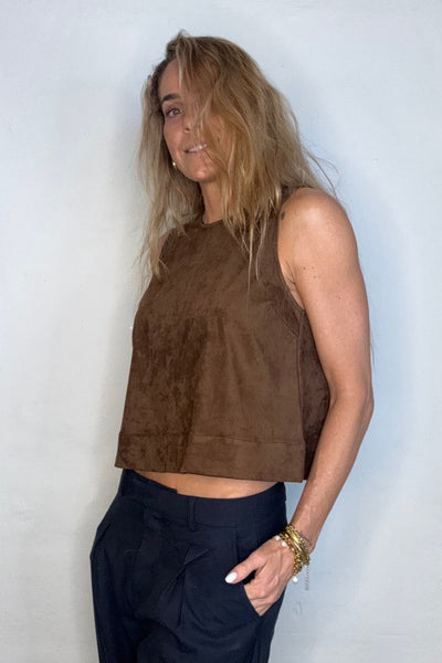 Global Funk - Top - Ruskind - Dark brown - Rihne