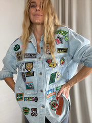 Sassy Copenhagen - Jakke - Oversize Denim blue - Alba ( bemærk preorder)