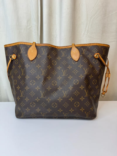 Louis Vuitton -  Monogram Neverfull MM - Brun/beige - Secondhand