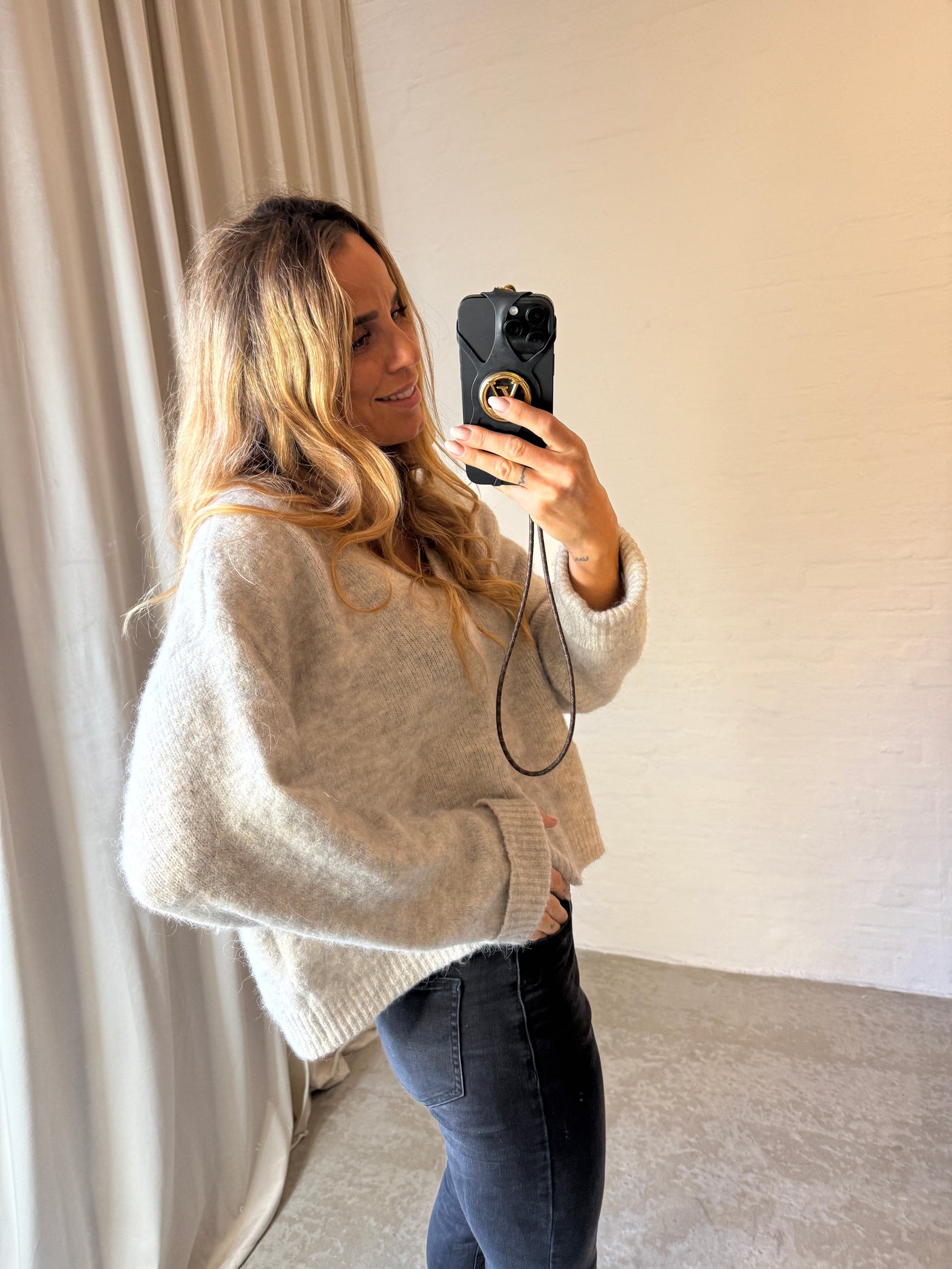 American Vintage - Strik - Powder Snow Melange - Pull East - Stilkompagniet.dk