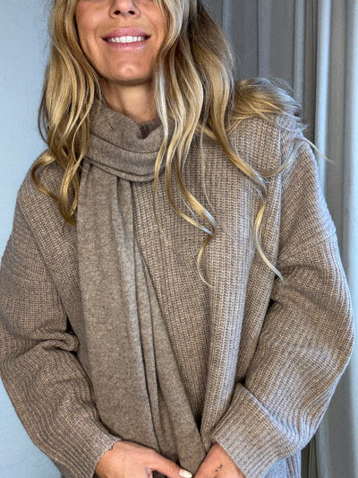 The Garment - Strik - Beige Melange - Como Giant