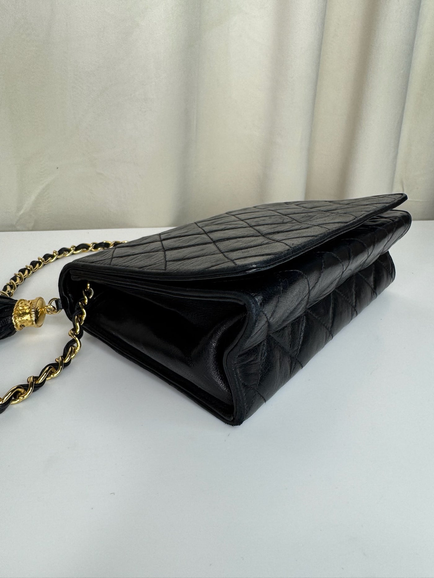 Chanel - Diamond Quilted Tassel flap bag - Secondhand