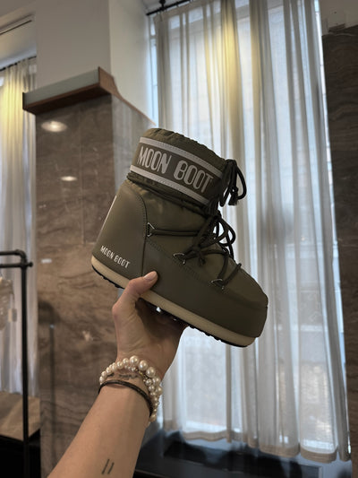 Moon Boot - Vinterstøvle - Khaki - Icon Low Nylon
