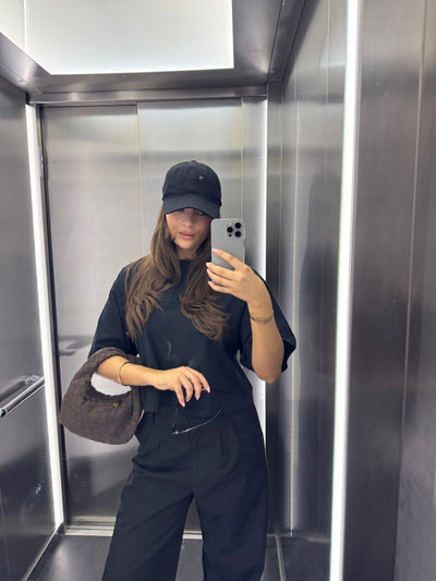 American Vintage - T-shirt - Black - Ample Mc colrond