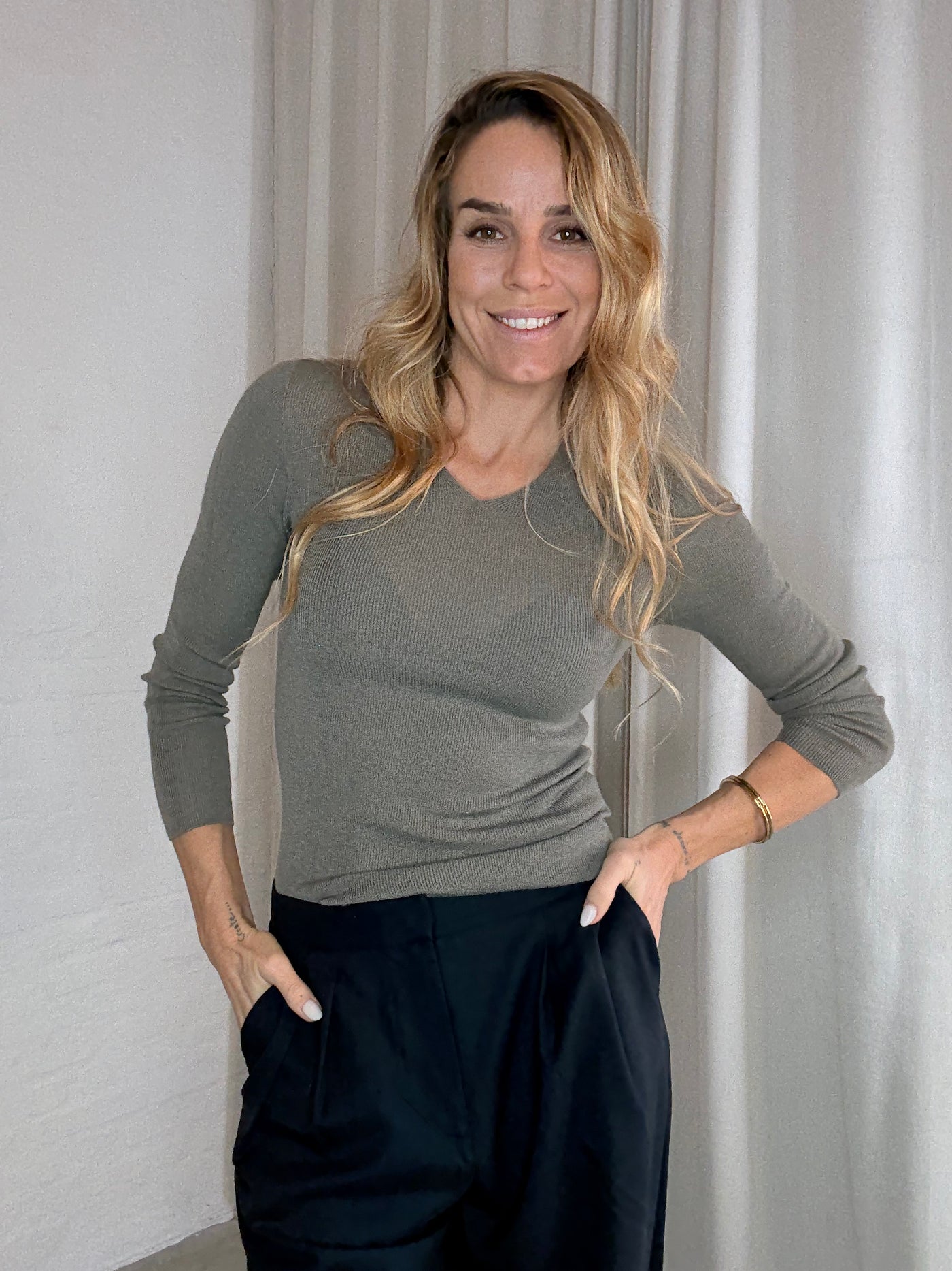 Sassy Copenhagen - Uld bluse - Brun - Manon