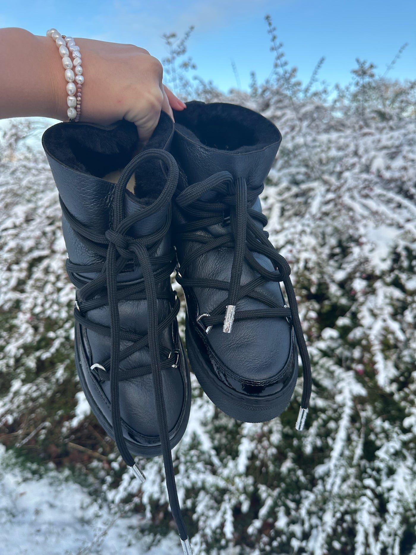 INUIKII - Winter boot - Gloss - Black