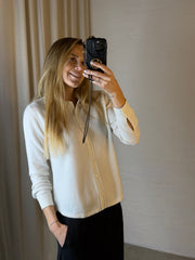 Sassy Copenhagen - 100% Cashmere polo - Off-white - Samara sss (note preorder)