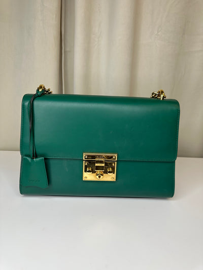 Gucci - Padlock Green leather - Secondhand