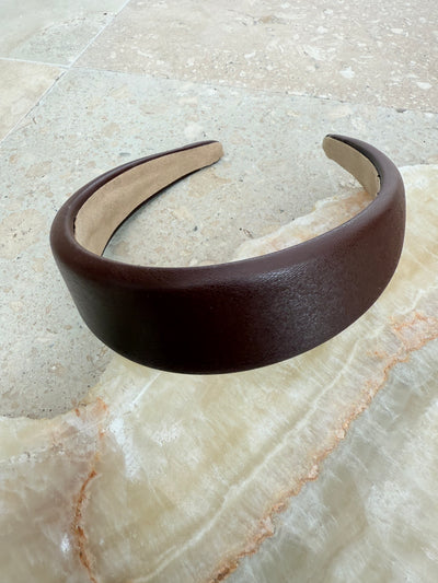 Sassy Copenhagen - Smooth Leather Hair Clips - Beige