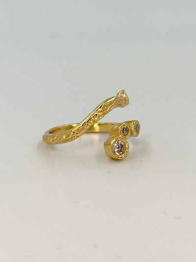 Ring - Elvira - 18 carat gold plated - Andcopenhagen