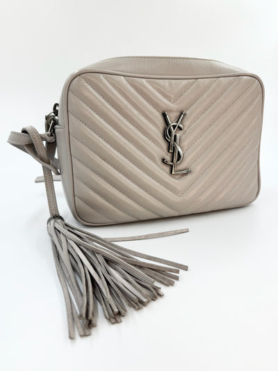 Yves Saint Laurent - lou crossbody bag - Grey - Secondhand