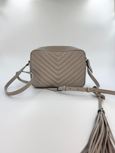 Yves Saint Laurent - lou crossbody bag - Grey - Secondhand