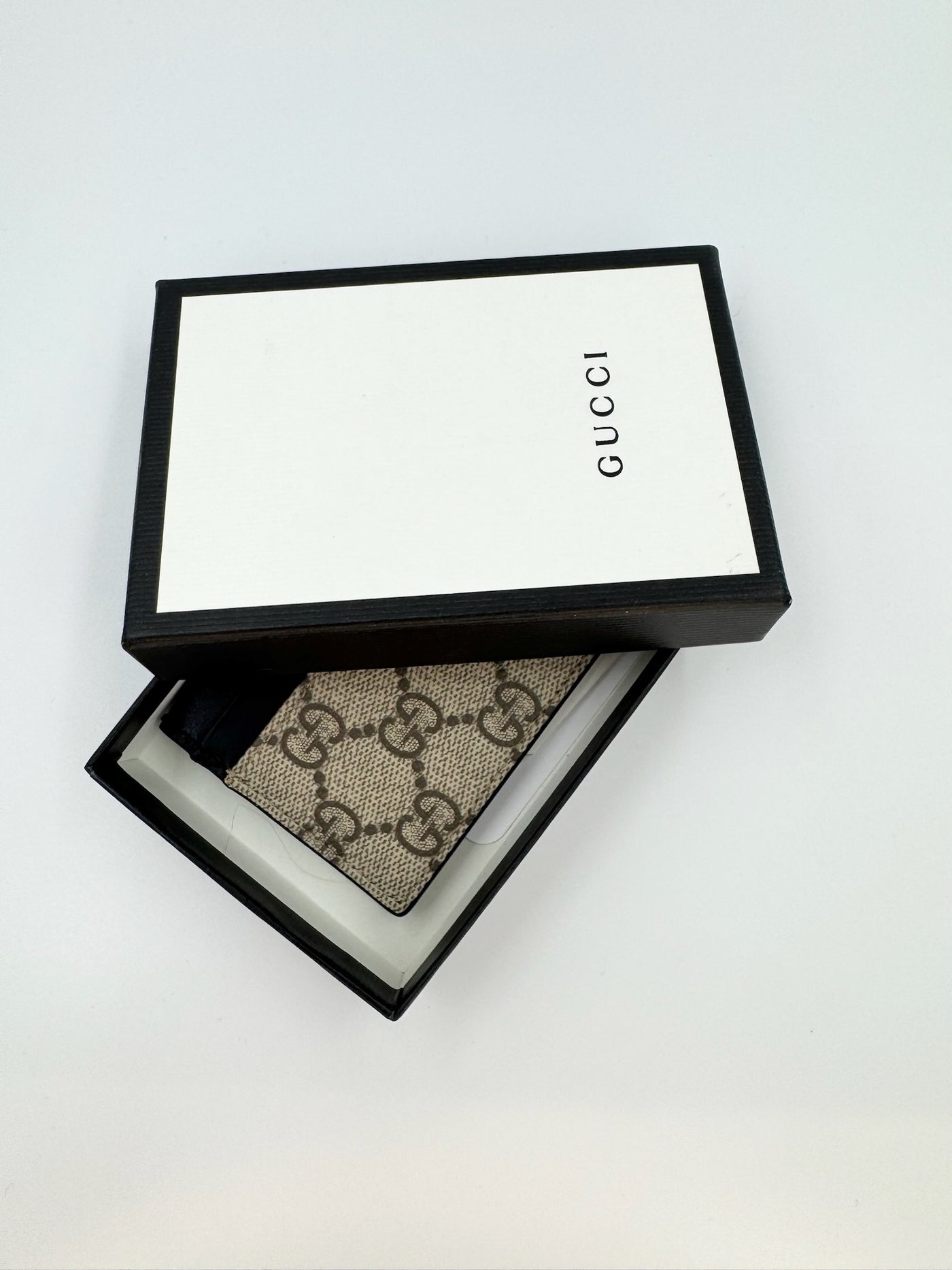 Gucci - Supreme canvas card holder - Beige - Second hand