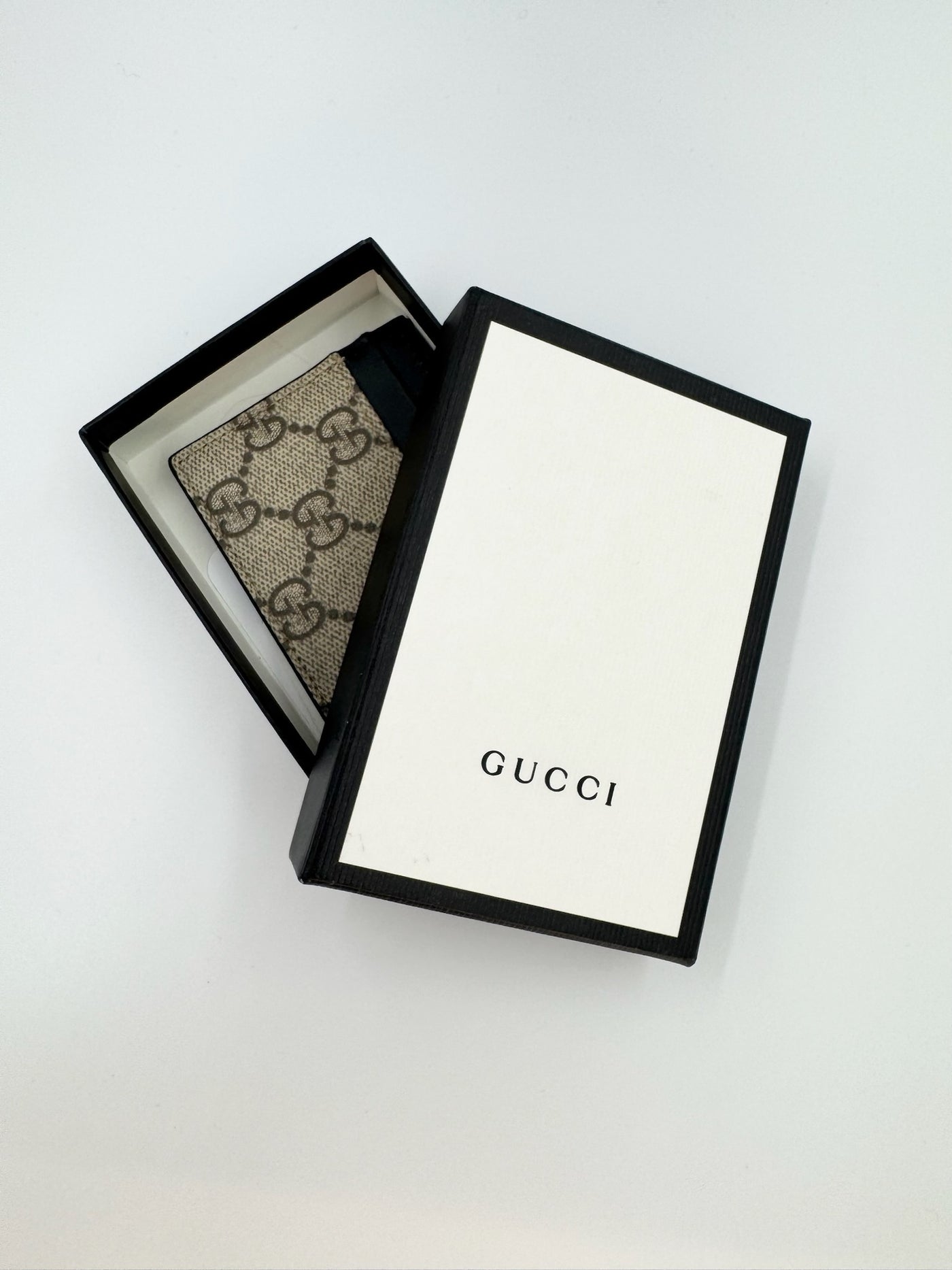 Gucci - Supreme canvas card holder - Beige - Second hand