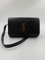Saint Laurent Kate – bæltetaske – sort læder taske – secondhand