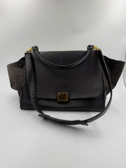 Céline Trapeze – shoulder bag – black leather bag – secondhand