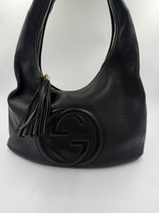 Gucci Soho – Hobo – black leather bag – secondhand